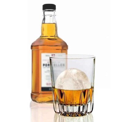 4 Cavity Ice Maker Flexible Silicone Whiskey Cocktail DIY Ro