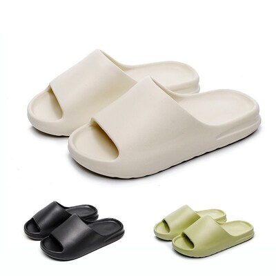 Summer Slippers Men Women EVA Soft Bottom Indoor Home Slides