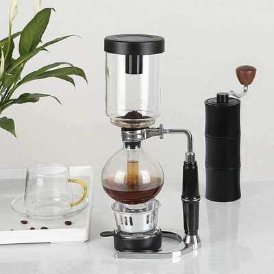 Siphon coffee maker Manual coffee maker set Gift box Glass u