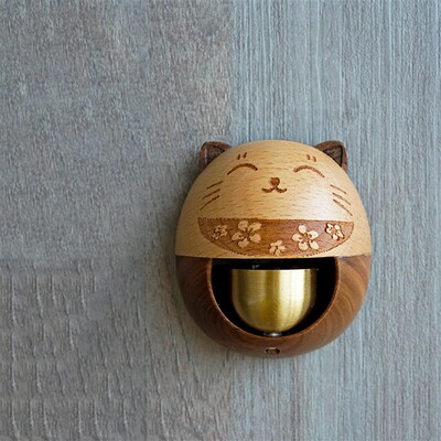 Shopkeepers Bell Door-Sucking Wind Chime Lucky Cat Doorbell