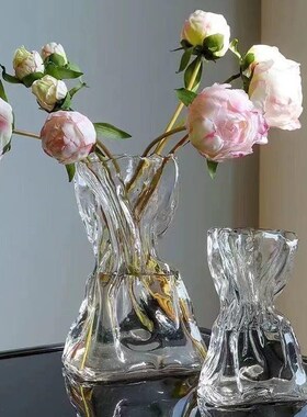 glass vase living room table decorative flower vase pieces