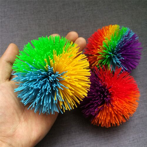 Anti-Stress 6cm/9cm Rainbow Fidget Sensory Ball Baby Funny S