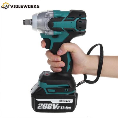 NEW 22800mAh 288VF Brushless Electric Impact Wrench 1/2 Lith