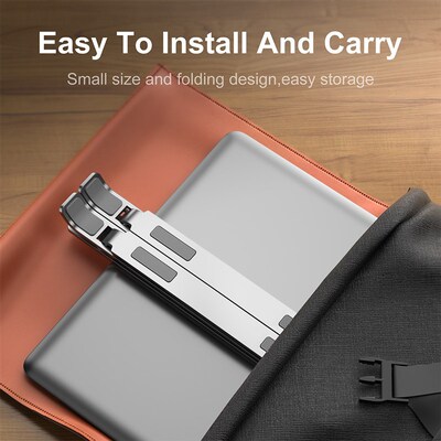 Laptop Stand for Desk Aluminum Notebook Support Riser Portab