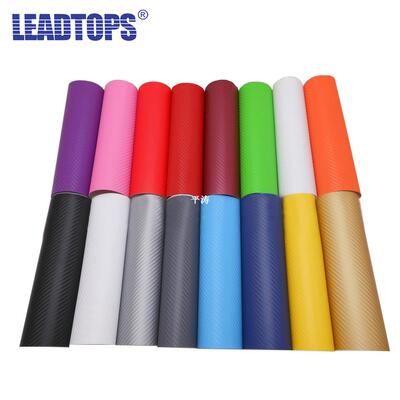 3D Carbon Vinyl Fiber For The Car Interior Wrap Sheet Roll F