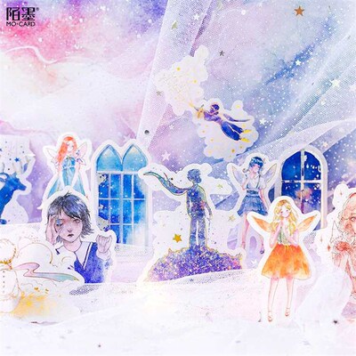 Mo ink bronzing and paper large sticker bag girls prayer se