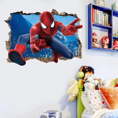 3D avengers wall stickers living room bedroom wall decoratio