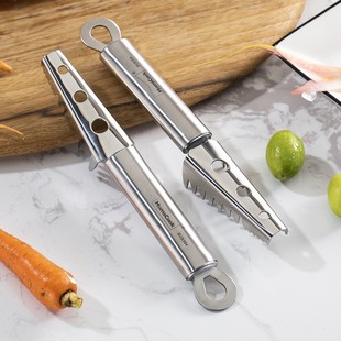 慕厨 鱼鳞刨30不锈钢刮鳞器刮鱼鳞器杀鱼刷子去鱼鳞打鳞器工具