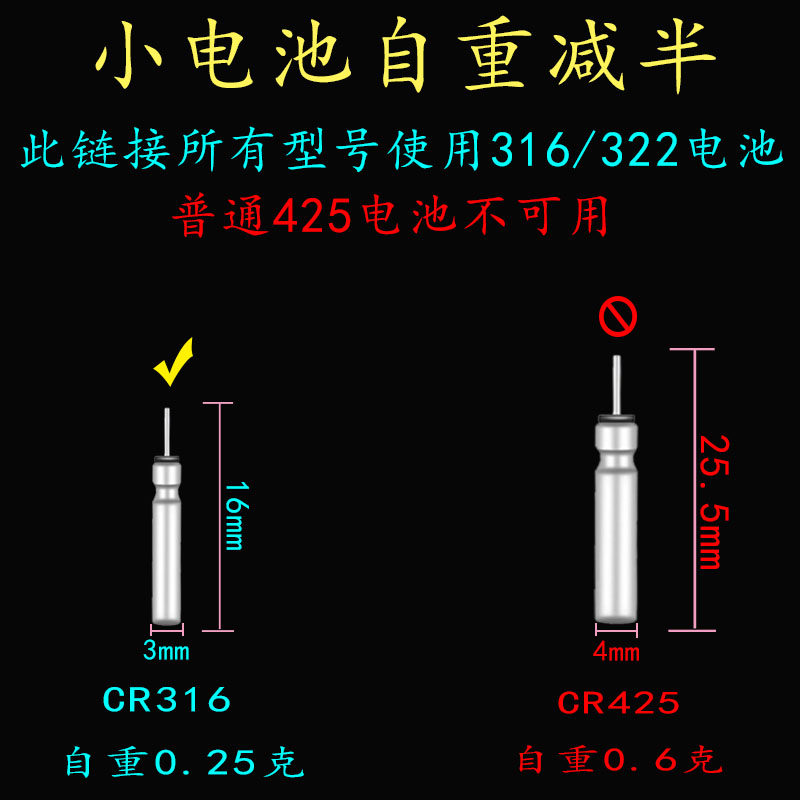 硬尾31轻口高灵敏鲫鱼漂日夜两用电子漂夜钓超亮超细尾夜光浮漂,户外/登山/野营/旅行用品,浮漂,淘宝优惠券,粉丝福利购,淘宝优惠卷