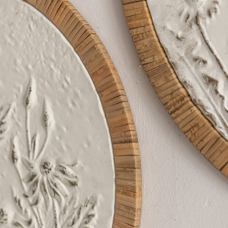 复古做旧客厅沙发背景墙壁饰浮雕立体圆形壁挂民宿走廊装饰挂件,家居饰品,壁饰,淘宝优惠券,粉丝福利购,淘宝优惠卷