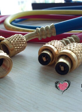 大圣R22/R10加液管加氟管 空调维修工具真空管 耐压三色管抽氟