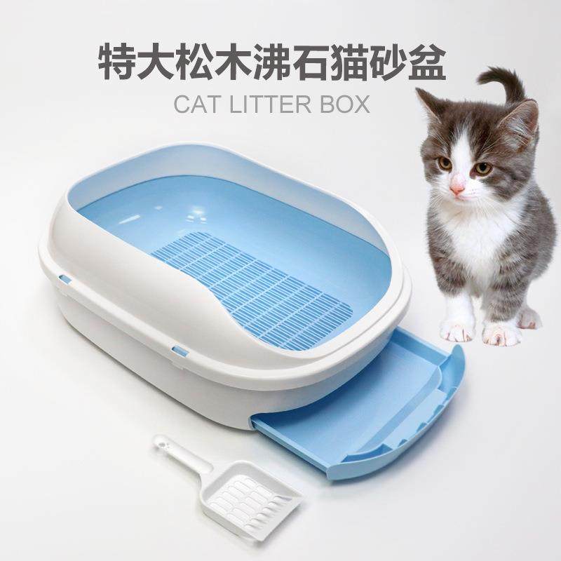 亚马逊松木猫砂盆双层抽屉式大号全封闭猫厕所沙盆猫咪屎盆猫便盆,鲜花速递/花卉仿真/绿植园艺,割草机/草坪机,淘宝优惠券,粉丝福利购,淘宝优惠卷