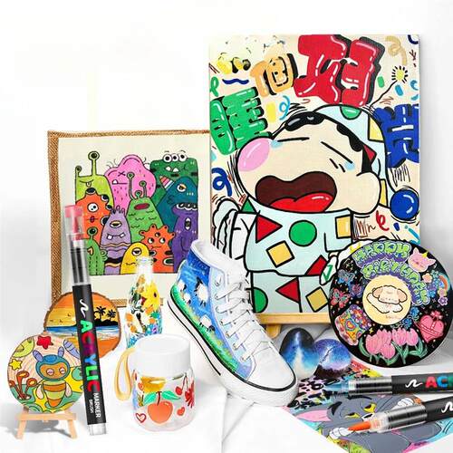 12/24/36/48Colors/set Acrylic Marker Pen Paint Brush Pen Pai
