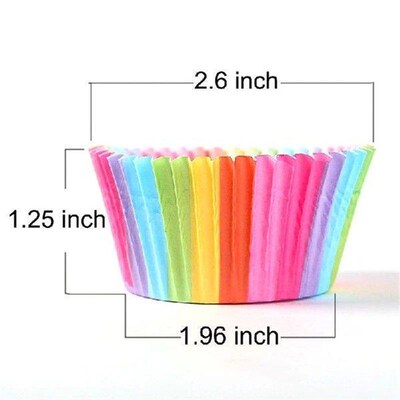Cupcake Baking Paper Cups Muffin Cupcake Liners Colorful