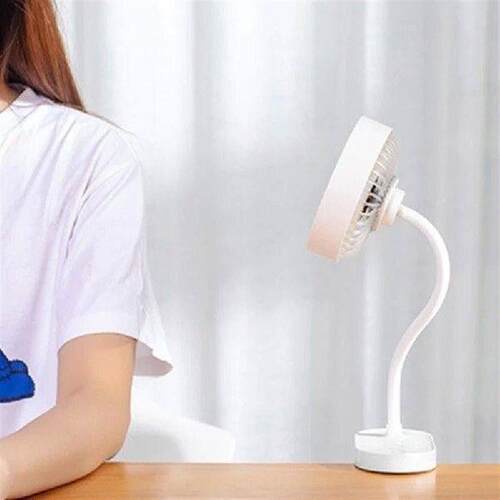 Mini Clip Fan Portable Fan Night Light Fan Rechargeable for