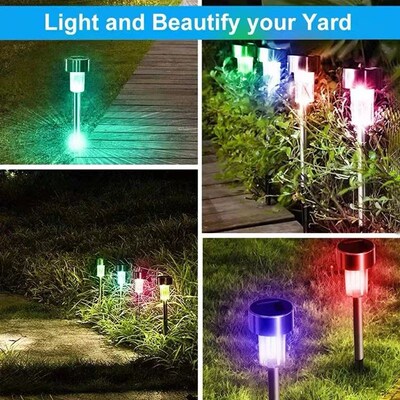 LED Solar Outdoor Lights Garden Lamp Solar Powered Waterproo