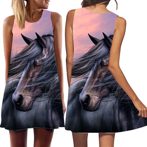 New Fashion Ladies Summer Casual A-line Maxi Dress Loose