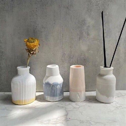 Home Crafts Planter Vases Silicone Molds for DIY Epoxy