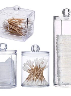 Remover Box Makeup Storage Organizer Cotton Swab Storage Bam