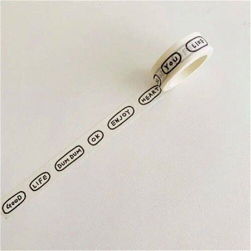 Ins Letter Love And Paper Tape Korean Paper Tape Hand