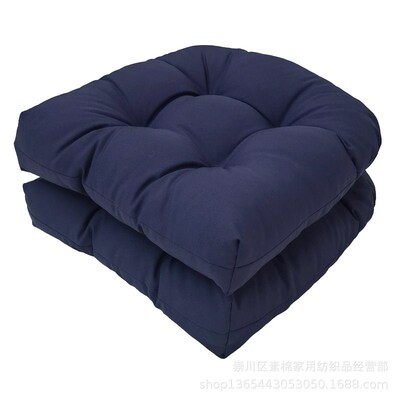 Thickened outdoor chair cushion, waterproof tufted