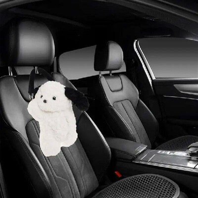 Car Tissue Holder Dog Cute Dog Napkin Holder For Car Cute