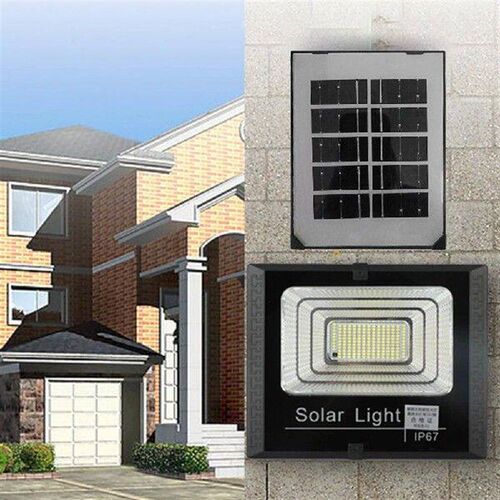 Solar Powered Wall Floodlight IP67 Waterproof Smart Wall