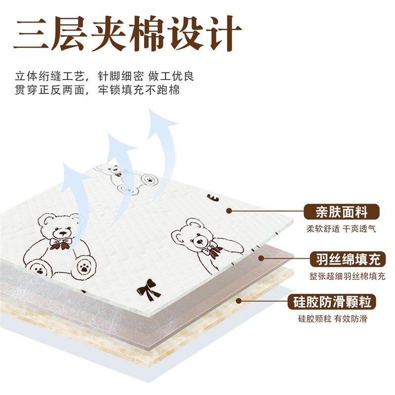 爬行垫保护卧室床边地垫防滑隔凉客厅爬爬垫外衣隔脏儿童,床上用品,隔脏床品,淘宝优惠券,粉丝福利购,淘宝优惠卷