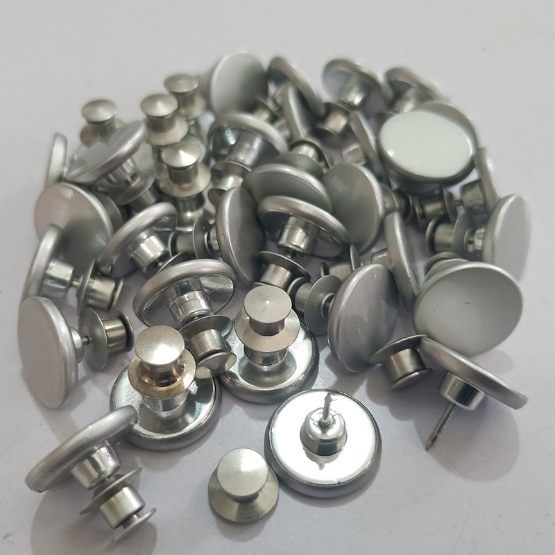 源头工厂固定扣窗帘免打纽扣孔随意调节绑带扣子颜色可选使用方便