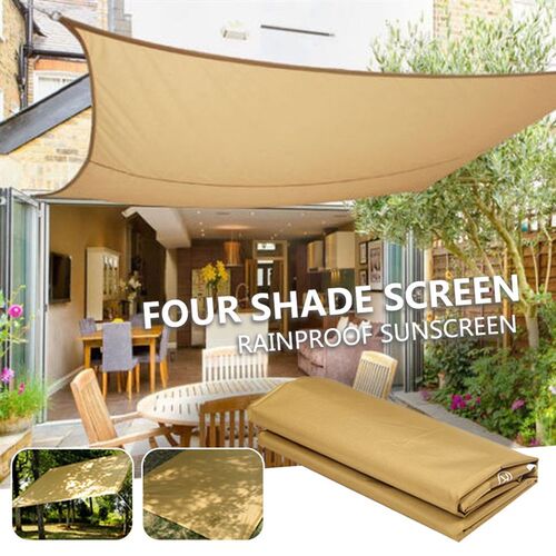 SOLEDI Shade Sail Waterproof Sun Shade Square Rectangle Camp