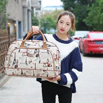 High Capacity Travel Tote Bag Woman Weekend Overnight Short