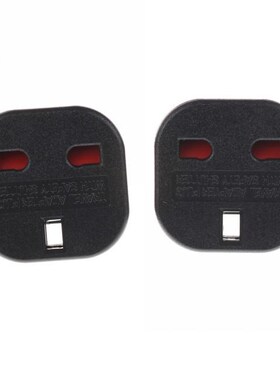 2pcs New UK To European Plug Adapter Socket Plug Converter T