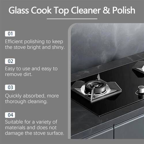 Jakehoe Stove Polish - Heavy Duty Cleaner for Kitchen Stoves