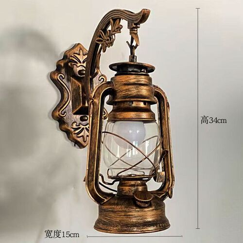 Chinese Antique Horse Lantern, Wall Light Corridor Decoratio