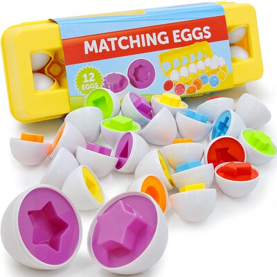 New.Childrens early education assembled toy egg box smart m