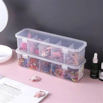 Transparent Data Cable Organizer with Lid Dustproof Clutter