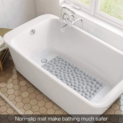 Bathtub Mat Soft Rubber Bathroom Bathmat   Suction Cups