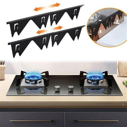 Adjustable Stainless Steel Retractable Stove Cover for Most