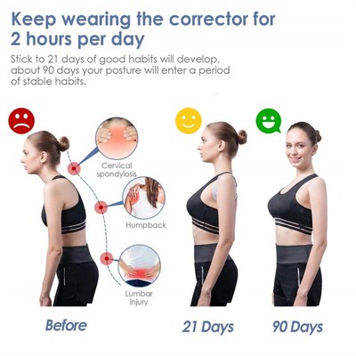 Smart Posture Corrector With Intelligent Sensor Vibration Re