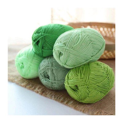 50g Soft Thick Fiber Yarn Bamboo Cotton Yarn Crochet Yarn B