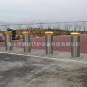 LED发亮灯伸缩路障警示柱 河堤道路全自动升降液压车阻 遥控地柱