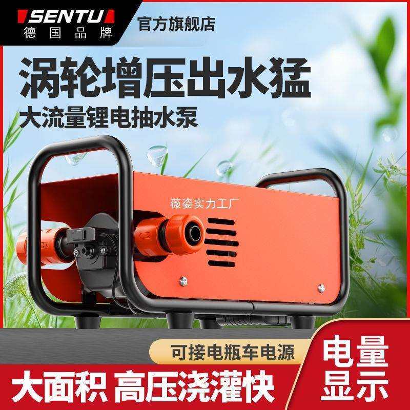 德国森途充电式抽水泵农用菜果园灌溉浇水机浇菜大功率抽水机,鲜花速递/花卉仿真/绿植园艺,割草机/草坪机,淘宝优惠券,粉丝福利购,淘宝优惠卷