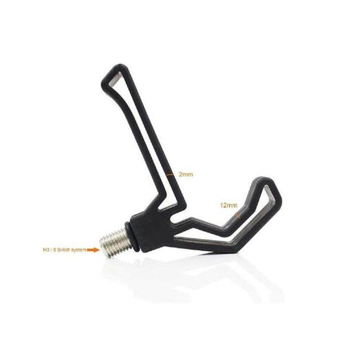 M3/8 Plastic Fishing Rod Rest Gripper Bracket Support