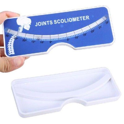 Scoliometer, Easy to Use Scoliosis Meter ABS Housing 0 to