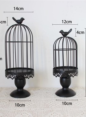 新款白色鸟笼装饰婚庆婚礼多肉花架挂饰绿植家居饰品阳台庭院铁艺