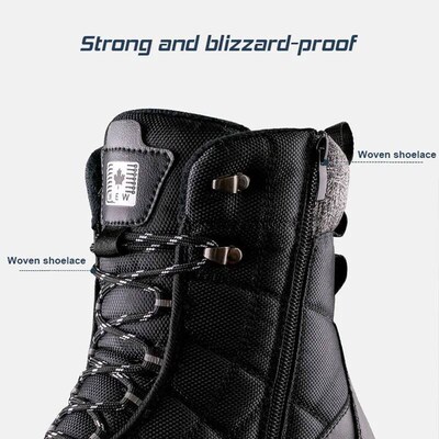 Men Boots Winter Fashion Outdoor Mens Shoes High-top Hiking