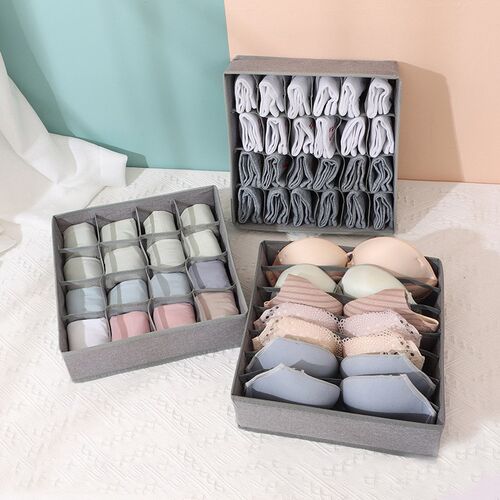 3PCs Underwear Organizers Storage Box Wardrobe Storage Organ