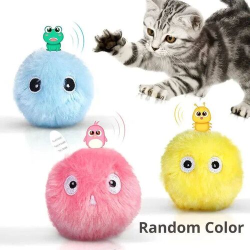 Automatic Cat Toy with Random Barking Sounds, Interactive Pl