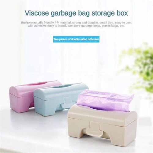 1/2PCS Plastic Bag Container Wall-mounted Kitchen Garbage
