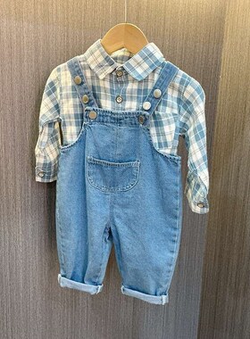 Soft cute foreign-style versatile childrens spring new deni